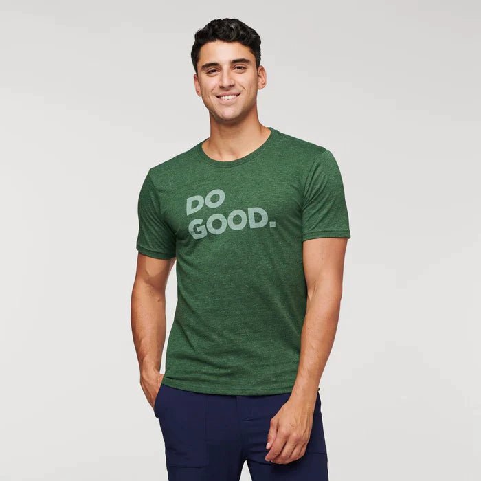 Cotopaxi - Cotopaxi Men's Do Good Short Sleeve T-Shirt Saltwater pic 1 - The Shoe Collective