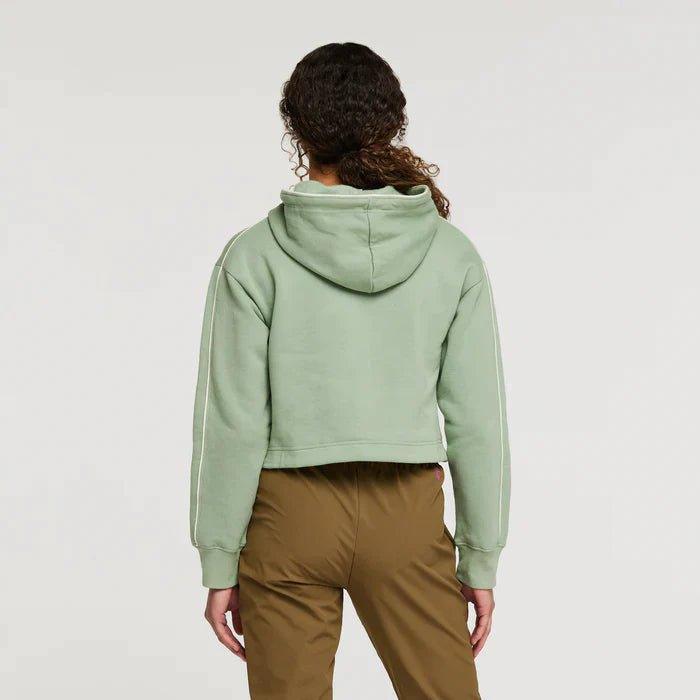 Cotopaxi - Cotopaxi Women’s Do Good Organic Crop Sweatshirt Silver Leaf pic 3 - The Shoe Collective