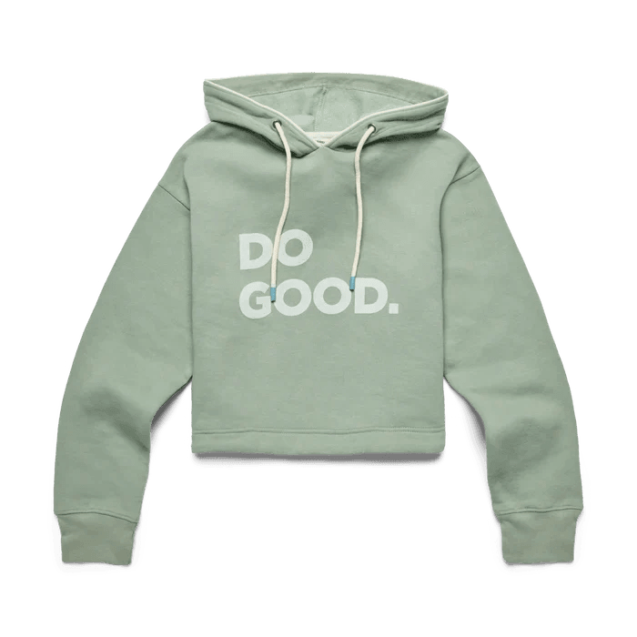 Cotopaxi - Cotopaxi Women’s Do Good Organic Crop Sweatshirt Silver Leaf pic 5 - The Shoe Collective