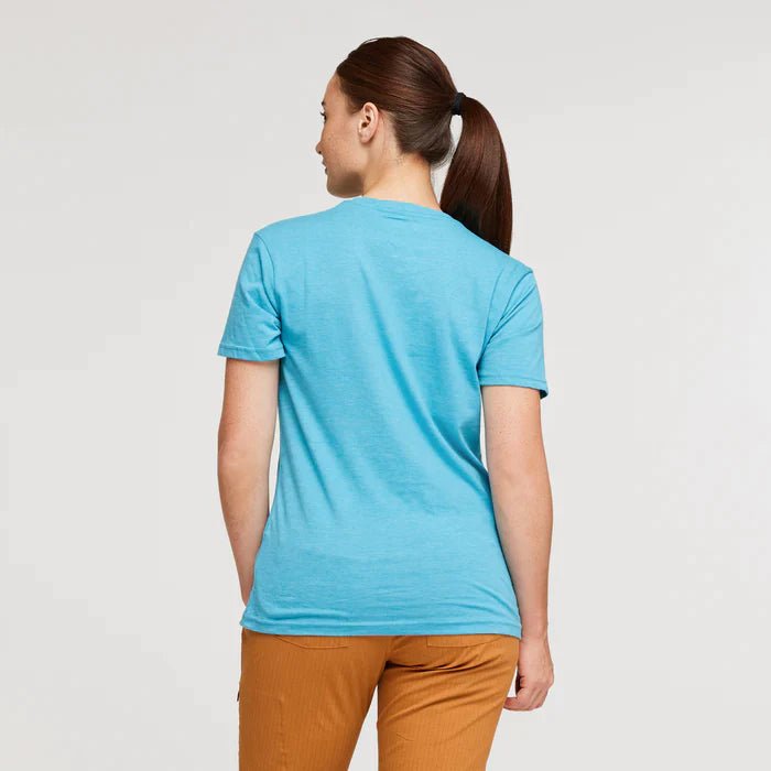 Cotopaxi - Cotopaxi Women’s Do Good Stripe Organic T-shirt Poolside pic 3 - The Shoe Collective