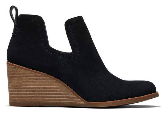 Kallie Suede Wedge Boot - The Shoe CollectiveToms Shoes