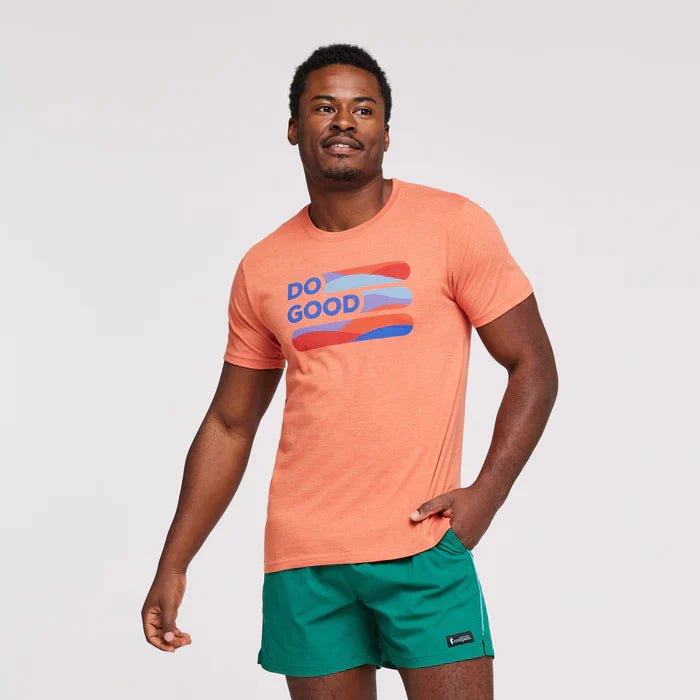 Men’s Do Good Stripe Organic T-Shirt - The Shoe CollectiveCotopaxi