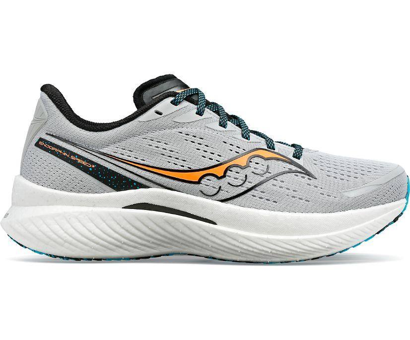 Mens Saucony Endorphin Speed 3 Concrete/ViZi Running Shoe - The Shoe CollectiveSaucony
