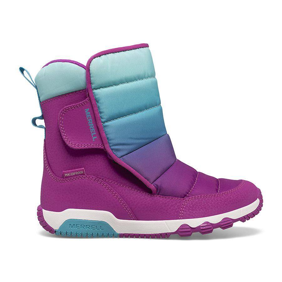 Merrell - Big Kid's Free Roam Puffer Waterproof Boots - The Shoe Collective