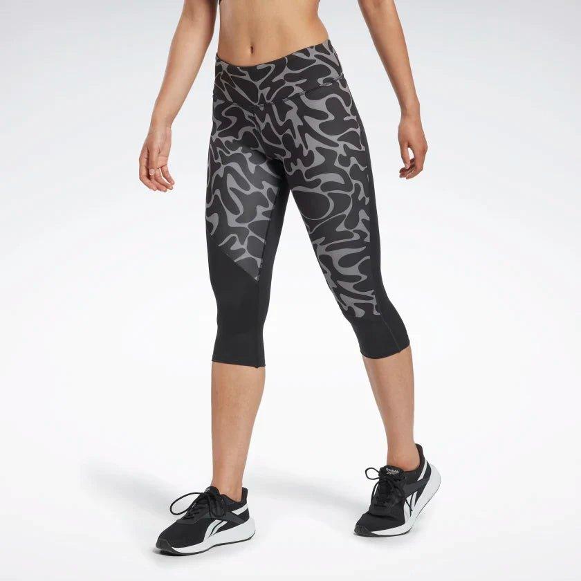 Reebok - Reebok Running Capri Tights Black pic 1 - The Shoe Collective