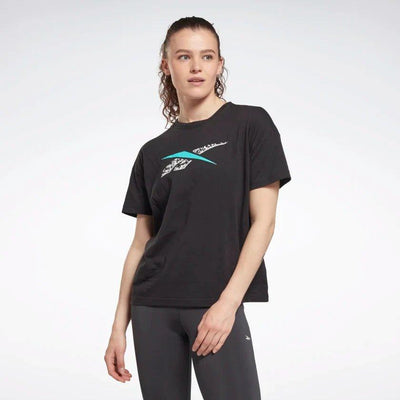 Reebok - Training Graphic Tee Black pic 1 - The Shoe Collective