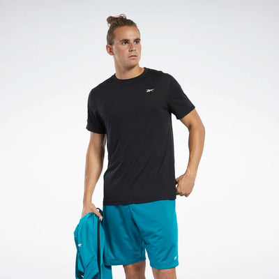 Reebok - Workout Ready Tech Tee Black pic 1 - The Shoe Collective