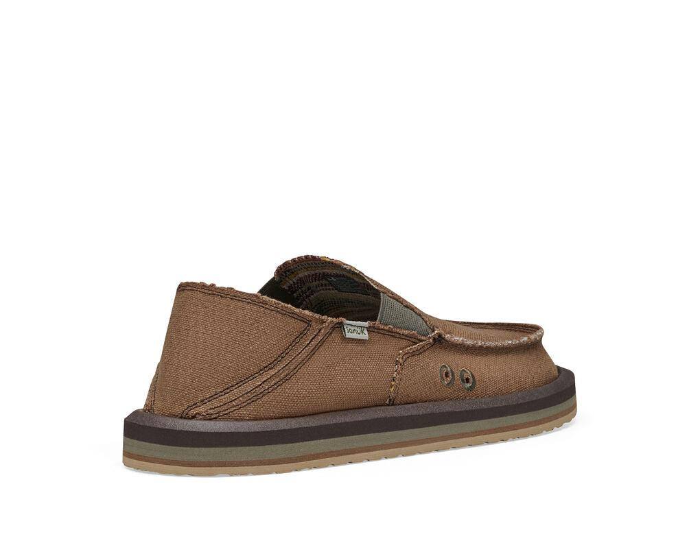 Sanuk - Men’s Sidewalk Surfer Brown - The Shoe Collective