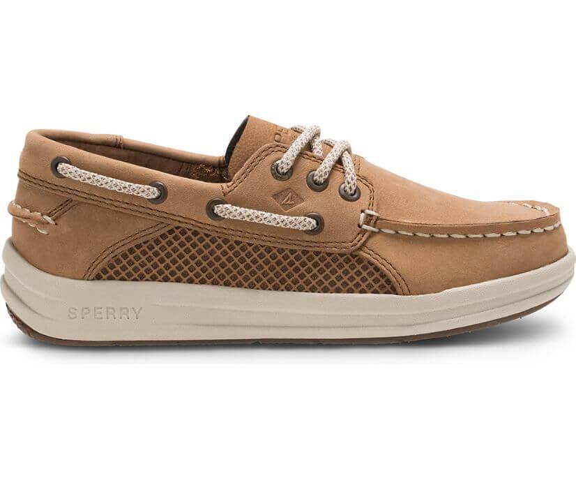 Sperry - Gamefish JR Shoe FINAL SALE Dark Tan pic 1 - The Shoe Collective