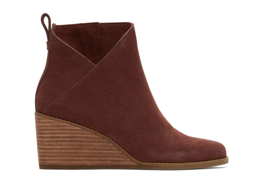 Toms Shoes - Tom’s Sutton Suede Wedge Boot - The Shoe Collective