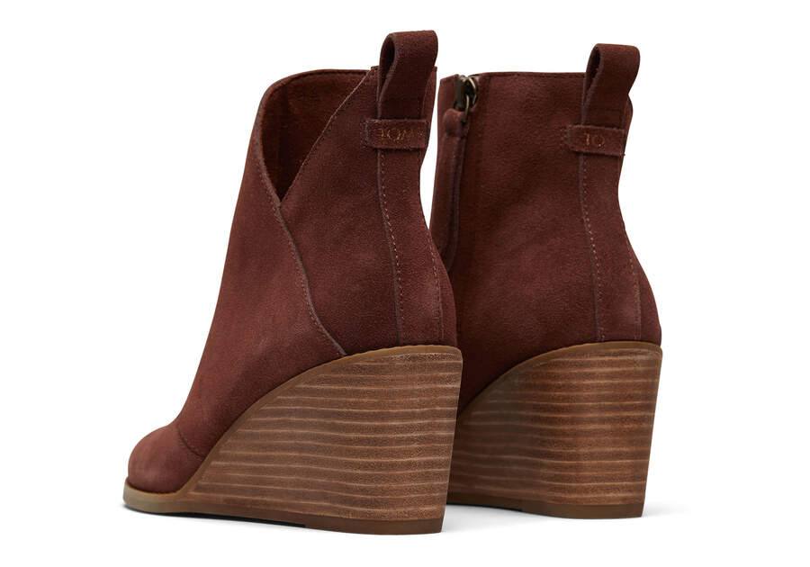 Toms Shoes - Tom’s Sutton Suede Wedge Boot - The Shoe Collective