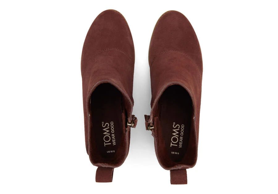 Toms Shoes - Tom’s Sutton Suede Wedge Boot - The Shoe Collective