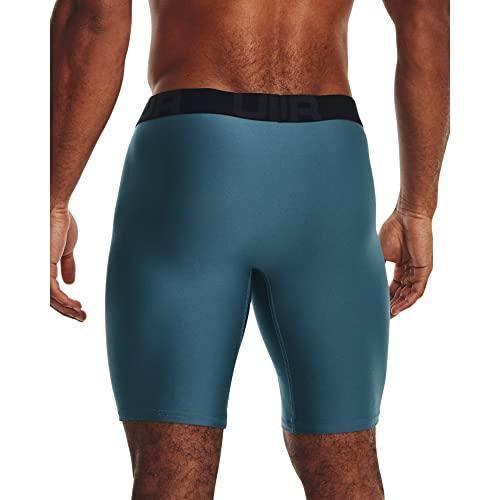 Under Armour - Men's UA Tech 9 Boxerjock 2-Pack Static/Harbor Blue pic 2 - The Shoe Collective