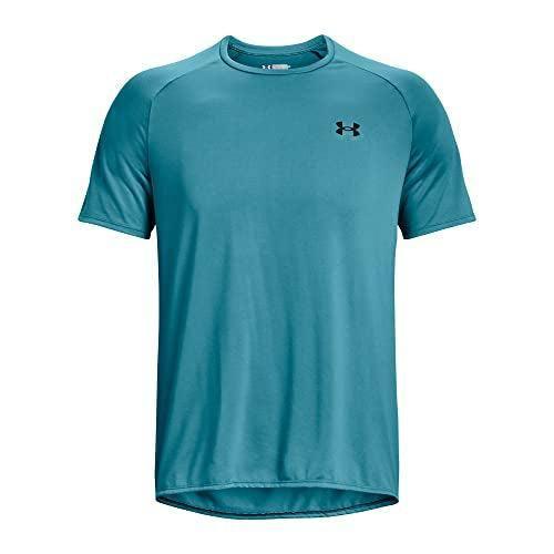 Under Armour - Men's UA Tech Tee Glacier Blue--Black pic 1 - The Shoe Collective