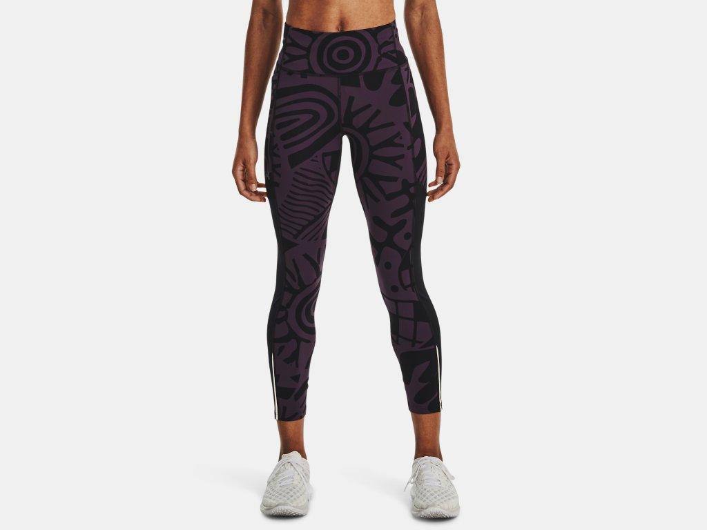 Under Armour - Women's UA Fly Fast 3.0 Printed Ankle Tights - The Shoe Collective