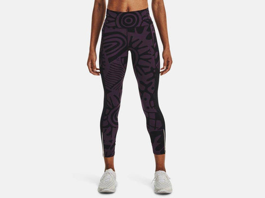 Women's UA Fly Fast 3.0 Printed Ankle Tights - The Shoe CollectiveUnder Armour